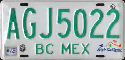BC Mex #AGJ5022