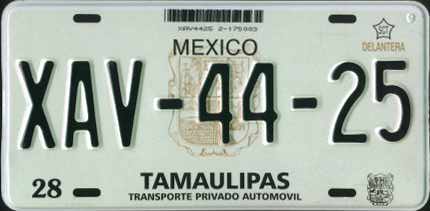 Tamps Mex #XAV-44-25