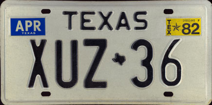 TX 82 #XUZ-36